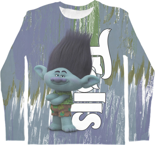 Men's Longsleeve Shirt 3D - Trolls (4) - Mfest