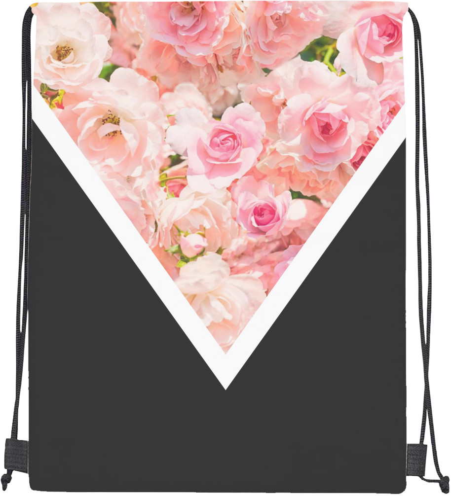 Drawstring Bag - roses - Mfest