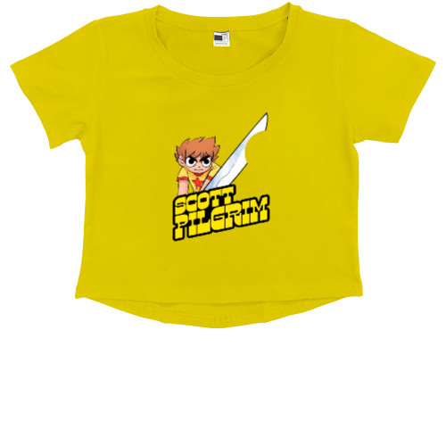 Kids' Premium Cropped T-Shirt - Scott Pilgrim - Mfest