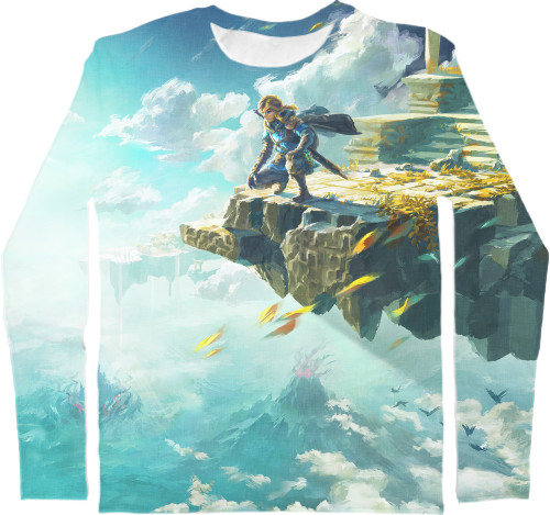 Men's Longsleeve Shirt 3D - The Legend Of Zelda Tears Of The Kingdom - Mfest