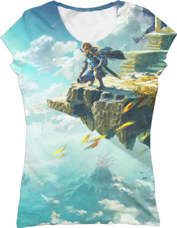 Women's T-Shirt 3D - The Legend Of Zelda Tears Of The Kingdom - Mfest