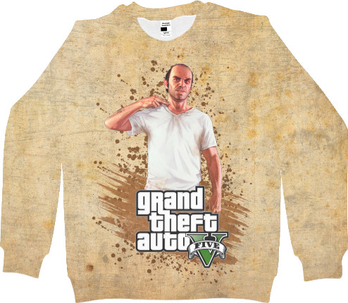 Men's Sweatshirt 3D - GTA V (2) - Mfest