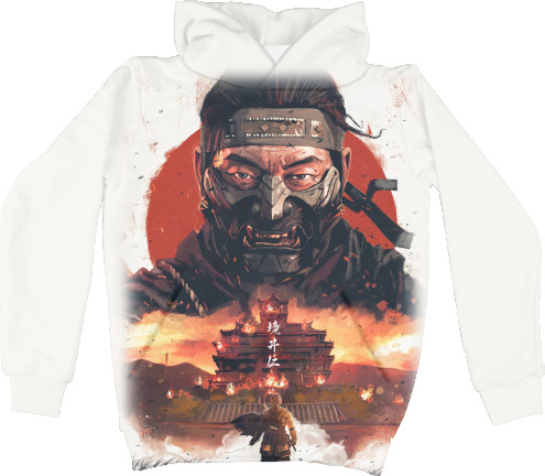 Kids' Hoodie 3D - Ghost of Tsushima 2 - Mfest