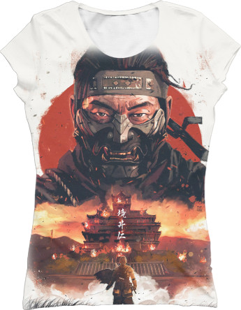 Women's T-Shirt 3D - Ghost of Tsushima 2 - Mfest