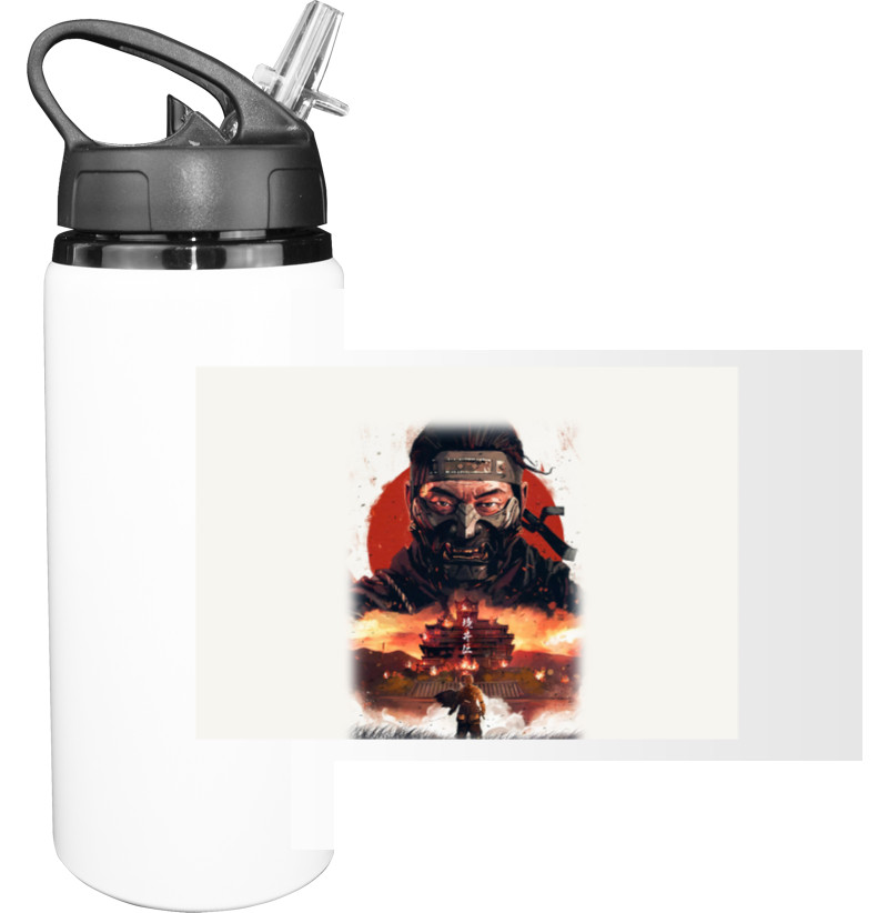 Sport Water Bottle - Ghost of Tsushima 2 - Mfest