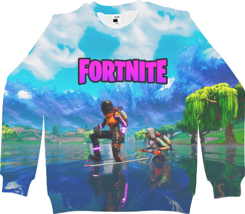 Women's Sweatshirt 3D - FORTNITE (48) - Mfest