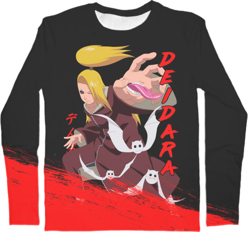 Men's Longsleeve Shirt 3D - Deidara (1) - Mfest