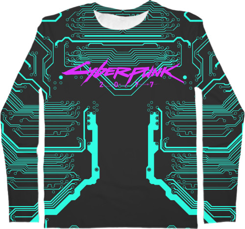 Men's Longsleeve Shirt 3D - CYBERPUNK 2077 (11) - Mfest