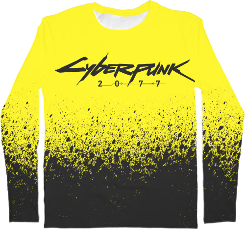 Men's Longsleeve Shirt 3D - Cyberpunk 2077 (1) - Mfest