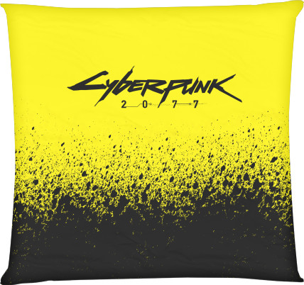 Square Throw Pillow - Cyberpunk 2077 (1) - Mfest