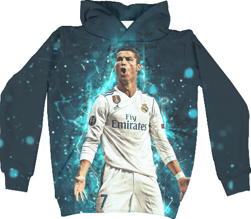 Kids' Hoodie 3D - Cristiano Ronaldo - Mfest