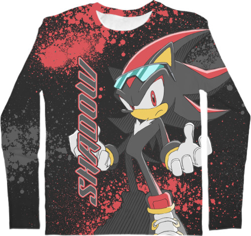 Men's Longsleeve Shirt 3D - Sonic (39) - Mfest