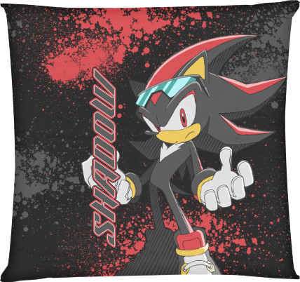 Square Throw Pillow - Sonic (39) - Mfest