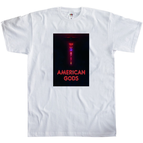 Men's T-Shirt Fruit of the loom - American Gods 7 - Mfest