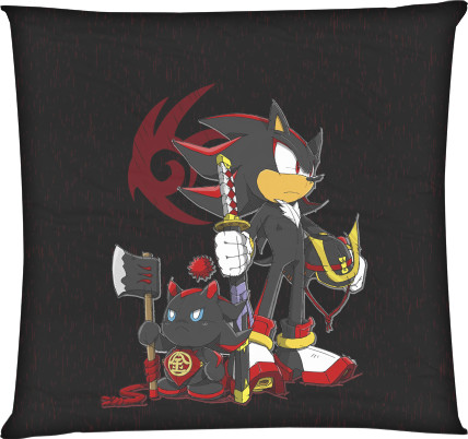 Square Throw Pillow - SHADOW (7) - Mfest