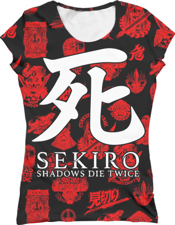 Women's T-Shirt 3D - Sekiro: Shadows Die Twice (7) - Mfest