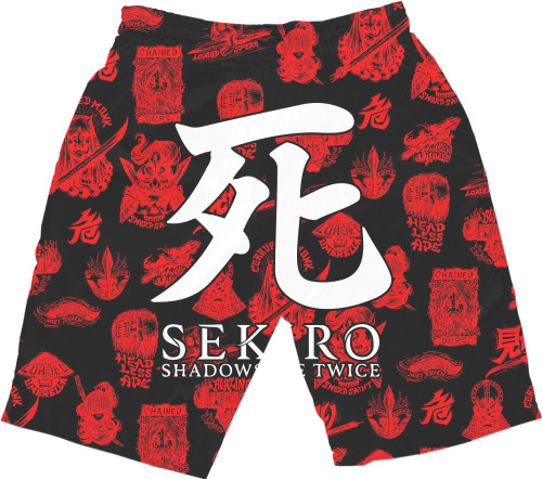 Men's Shorts 3D - Sekiro: Shadows Die Twice (7) - Mfest