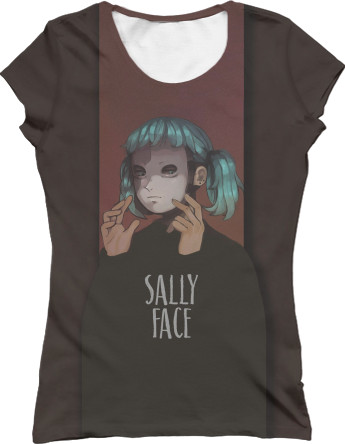 Sally Face - Футболка 3D Женская - Sally Face (9) - Mfest