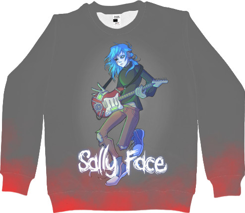 Sally Face - Світшот 3D Чоловічий - Sally Face (16) - Mfest