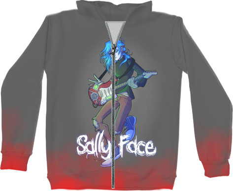 Kids' Zip-through Hoodie 3D - Sally Face (16) - Mfest