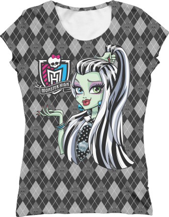 Футболка 3D Жіноча - Monster High (6) - Mfest