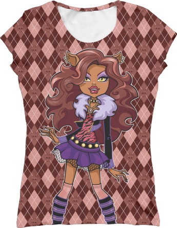 Women's T-Shirt 3D - Monster High (10) - Mfest