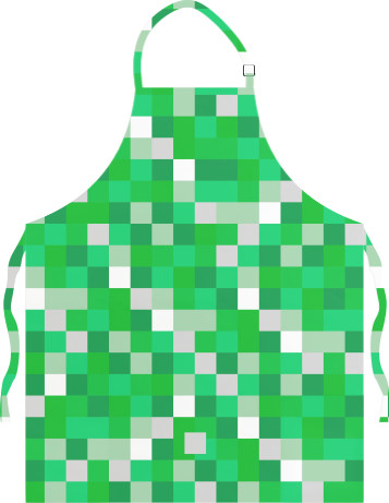 Light Apron - Minecraft (Creepers) - Mfest