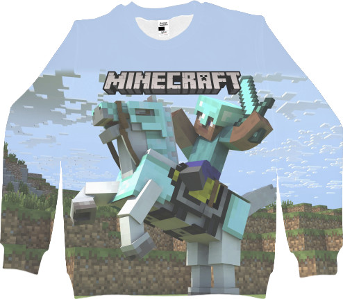 Men's Sweatshirt 3D - MINECRAFT (7) - Mfest