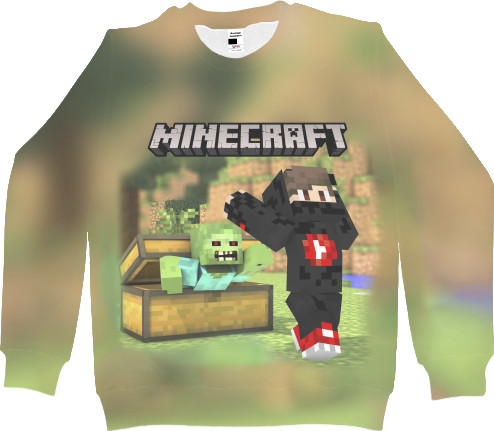 Men's Sweatshirt 3D - MINECRAFT (12) - Mfest