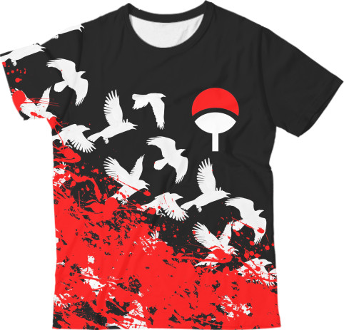 Kids' T-Shirt 3D - UCHIHA - Mfest