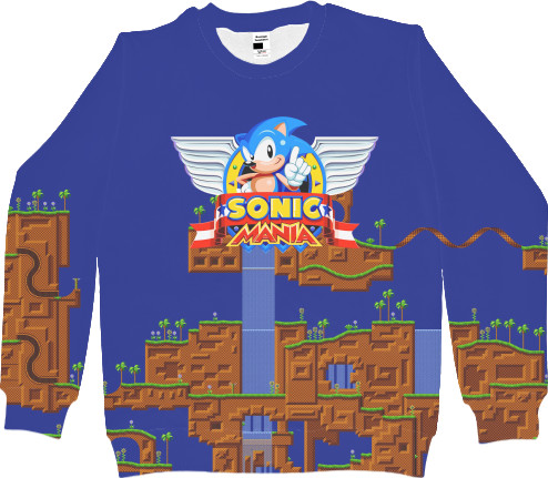 Kids' Sweatshirt 3D - SONIC (45) - Mfest