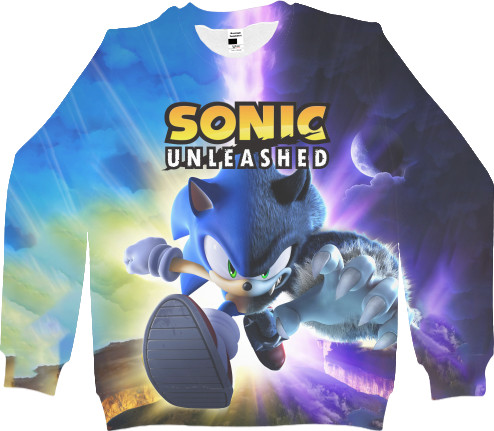 Women's Sweatshirt 3D - SONIC (43) - Mfest