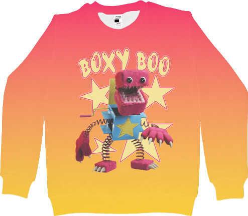 Kids' Sweatshirt 3D - Boxy Boo (Project Playtime) 5 - Mfest