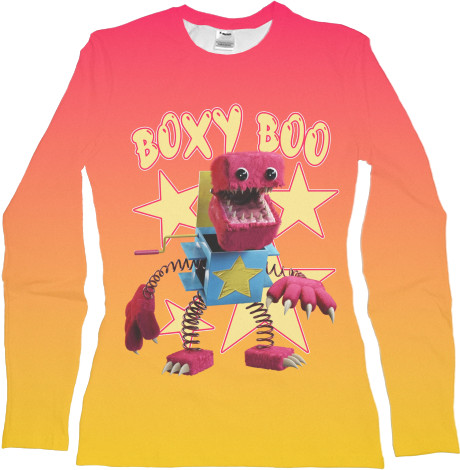 Women's Longsleeve Shirt 3D - Boxy Boo (Project Playtime) 5 - Mfest