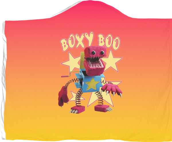 Плед з капюшоном 3D - Boxy Boo (Project Playtime) 5 - Mfest