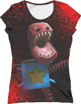 Women's T-Shirt 3D - Boxy Boo (Project Playtime) 3 - Mfest