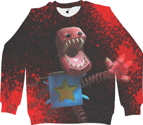 Men's Sweatshirt 3D - Boxy Boo (Project Playtime) 3 - Mfest