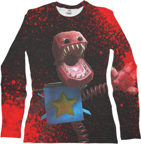 Women's Longsleeve Shirt 3D - Boxy Boo (Project Playtime) 3 - Mfest