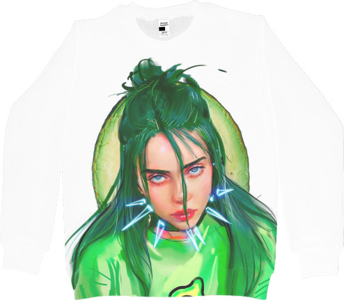 Men's Sweatshirt 3D - BILLIE EILISH (17) - Mfest