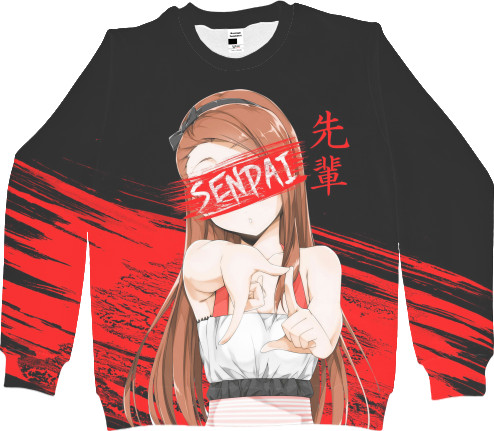 Men's Sweatshirt 3D - ANIME GIRL 1 - Mfest