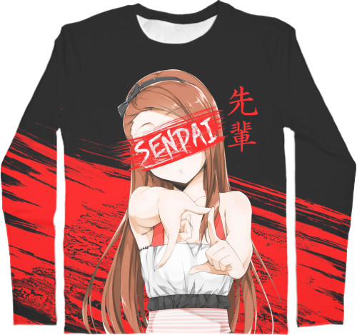 Kids' Longsleeve Shirt 3D - ANIME GIRL 1 - Mfest