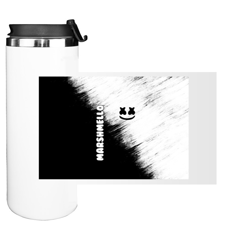 Water Bottle on Tumbler - Marshmello 2 - Mfest