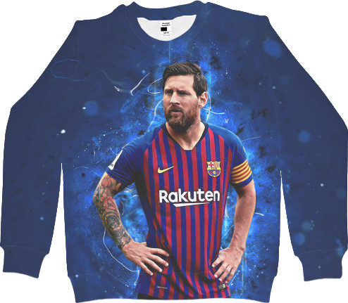 Kids' Sweatshirt 3D - Lionel Messi - Mfest