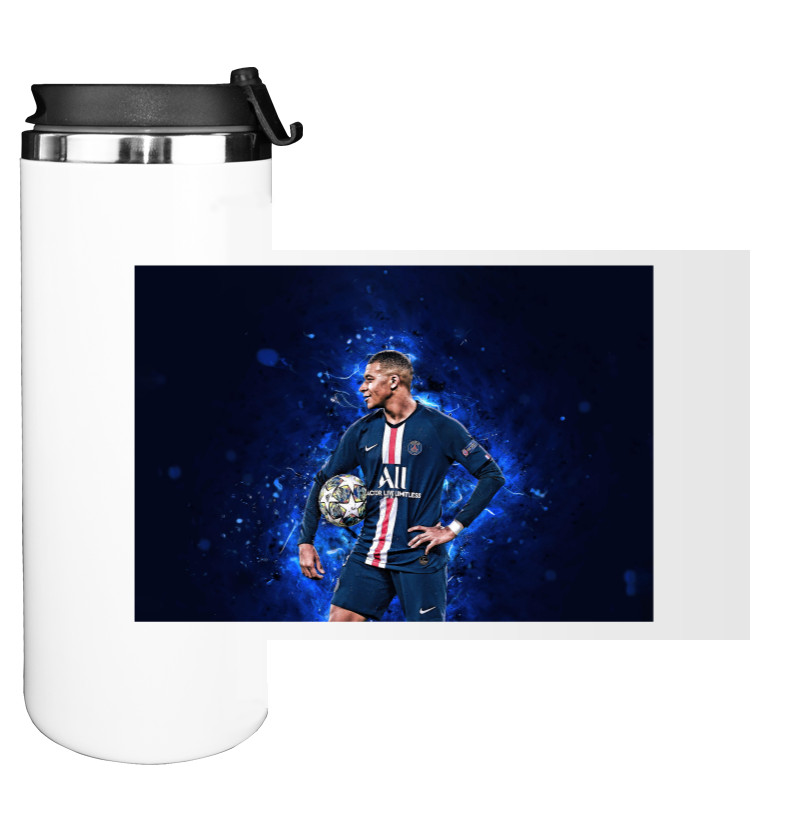 Water Bottle on Tumbler - Kylian Mbappe - Mfest