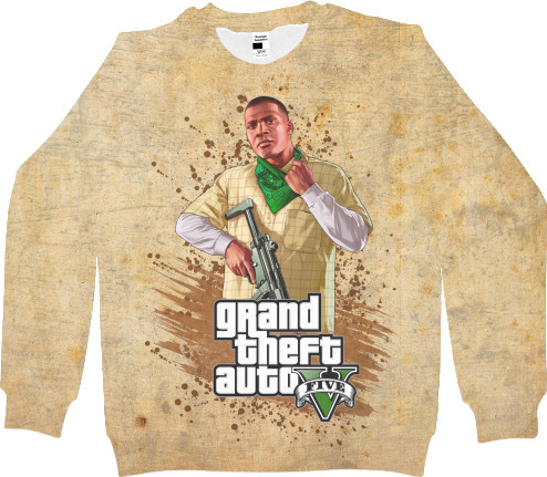 Men's Sweatshirt 3D - GTA V (3) - Mfest