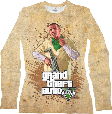 Women's Longsleeve Shirt 3D - GTA V (3) - Mfest