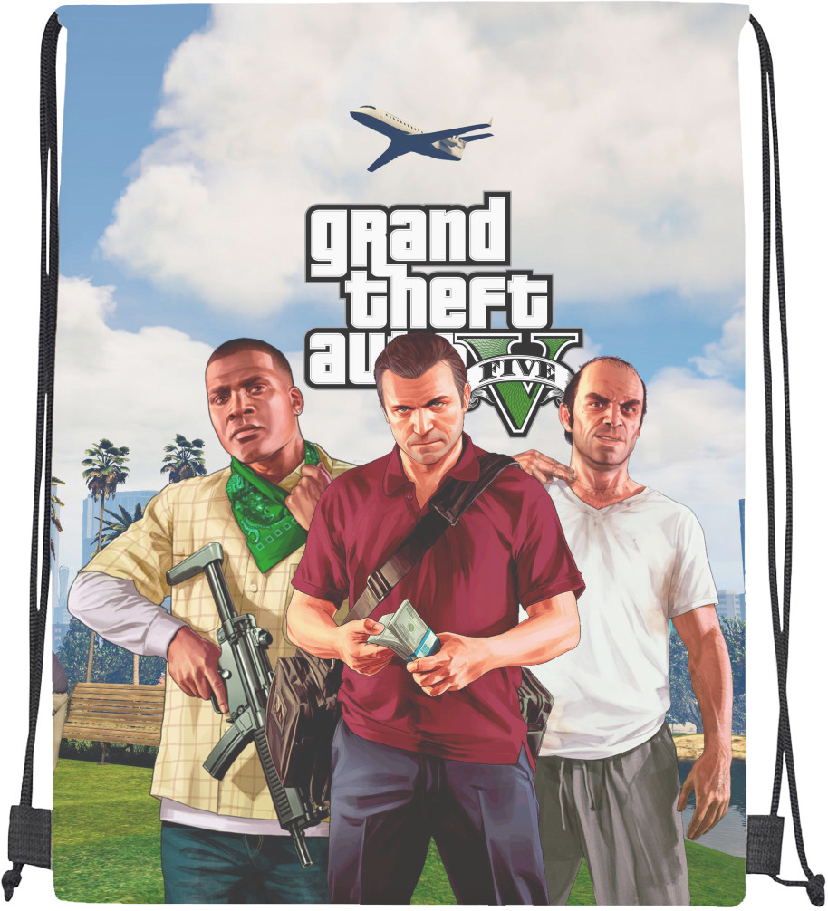 GTA - Drawstring Bag - gta v (1) - Mfest