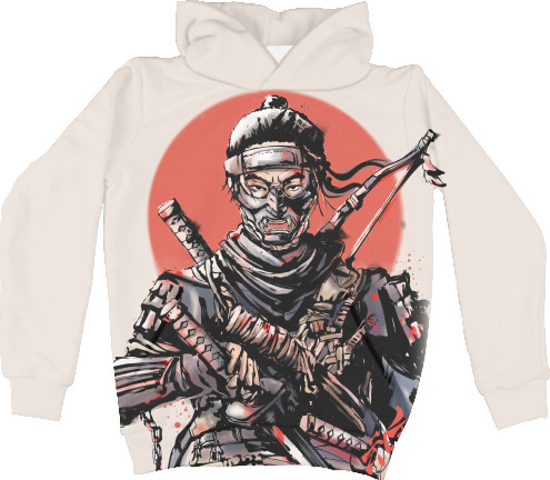 Kids' Hoodie 3D - Ghost of Tsushima 3 - Mfest