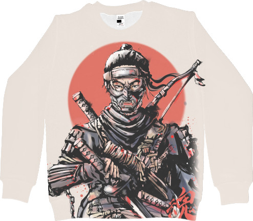 Women's Sweatshirt 3D - Ghost of Tsushima 3 - Mfest