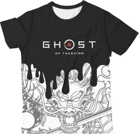 Kids' T-Shirt 3D - Ghost of Tsushima 1 - Mfest